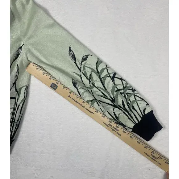 Vintage St John Sport Marie Gray Jacket Women’s S Full Zip Green USA - Picture 8 of 8